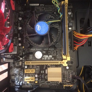 Combo Asus H81/Ram4Gb/Chíp G3220 kèm Fan zin