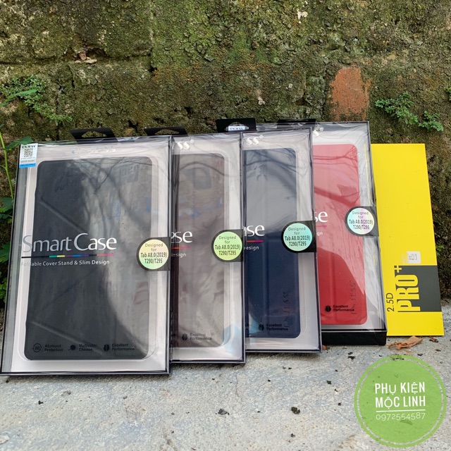 Combo kính + Bao da Chính hãng Onjess Samsung Galaxy Tab A8 inch 2019 T295