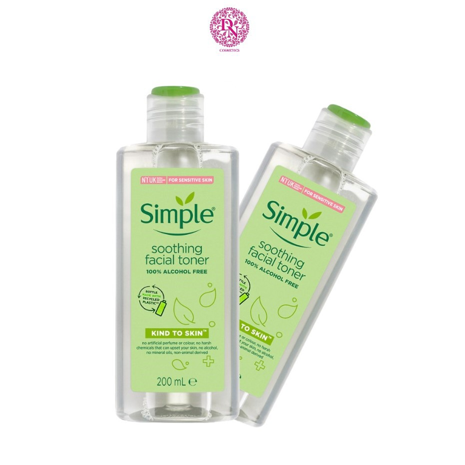 Nước hoa hồng dưỡng da Simple Soothing Facial Toner 200ml | BigBuy360 - bigbuy360.vn