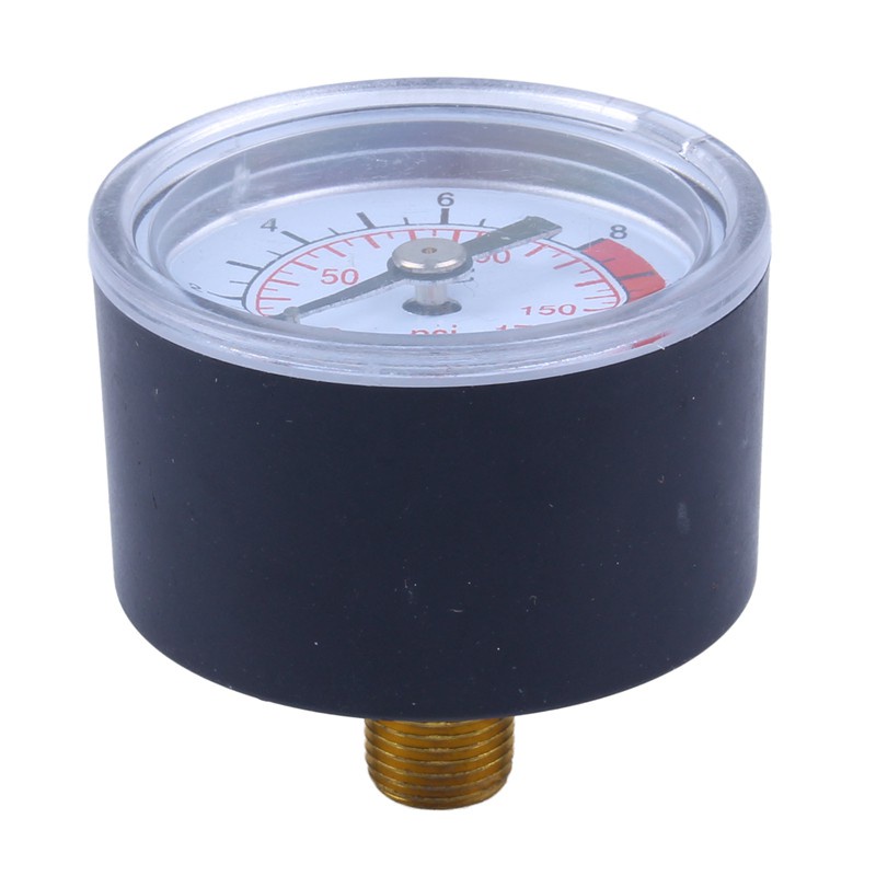 0-12BAR 0-170PSI 10mm Thread Gas Air Pump Pressure Gauge Compressor Manometer