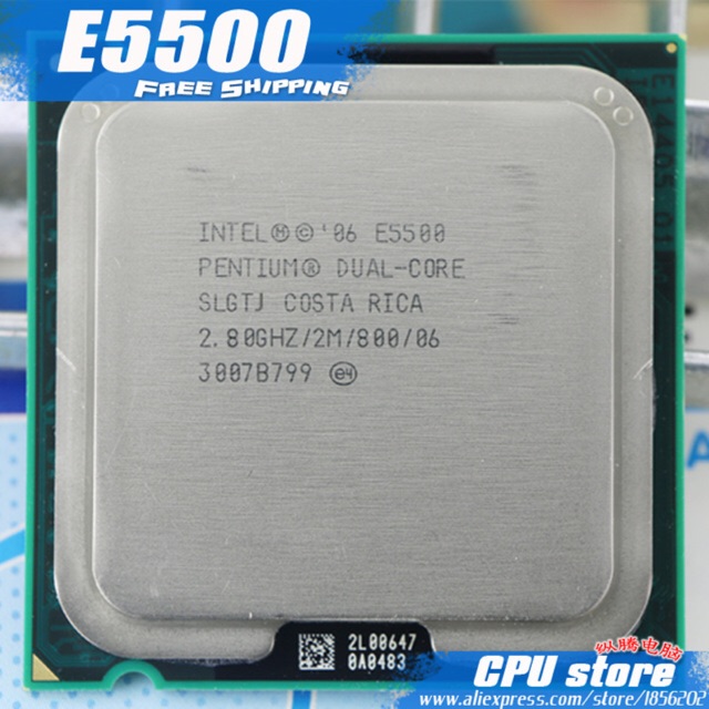 Combo Cpu E5500 + fan zin 775