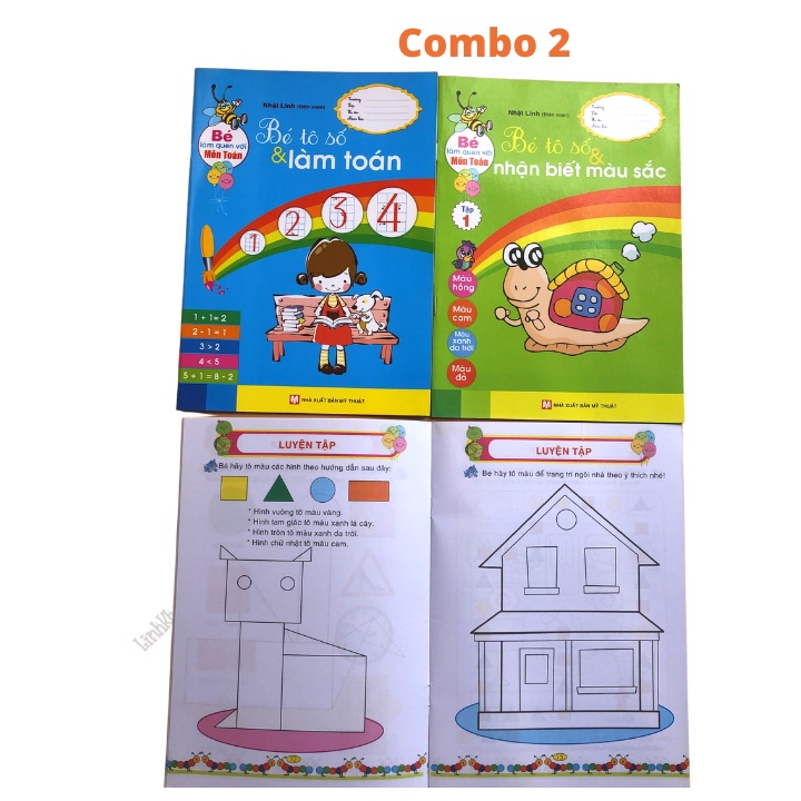 Sách Bé Làm Quen Với Môn Toán Cho Bé 3-6 Tuổi Học Toán Dễ Dàng Và Hiệu Quả