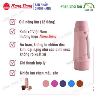 phích nước giữ nhiệt cá nhân Rạng Đông 450ml, bình thủy cá nhân