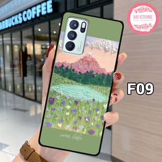 Ốp điện thoại OPPO RENO 6 5G/ RENO 6Z 5G - Ốp lưng  OPPO in hình hoa sáp vintage xinh xắn
