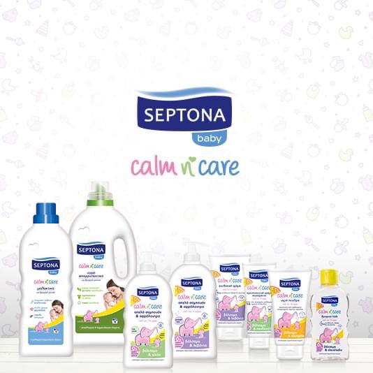 Sữa tắm và gội trẻ em chiết xuất Lô Hội - SEPTONA Calm N' Care Baby Gentle Shampoo &amp; Bath With Hypericum &amp; Aloe 500ml