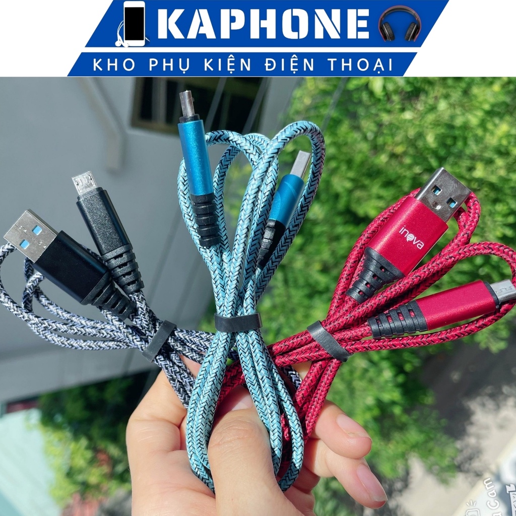 [FULL BOX] Cáp Dù Sạc Nhanh 2.5A Dài 1m Chân Type C, Chân Sạc Micro, Iphone, Vỏ Bọc Dù Không Nóng Máy | BigBuy360 - bigbuy360.vn