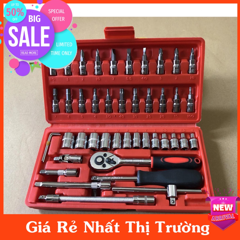 Bộ Dụng Cụ Sửa Chữa Đa Năng 38 Chi Tiết Thép Cao Cấp -[thegioigiadung24h]