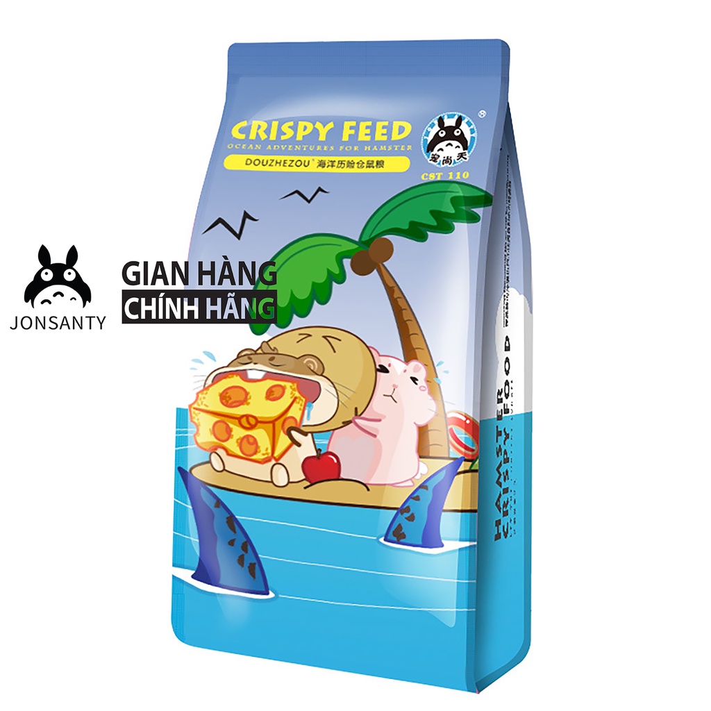Thức ăn cho chuột Hamster Bear, Winter White, Robo, Campell vỗ béo phiêu lưu đại dương thương hiệu JONSANTY 908gr CTS110