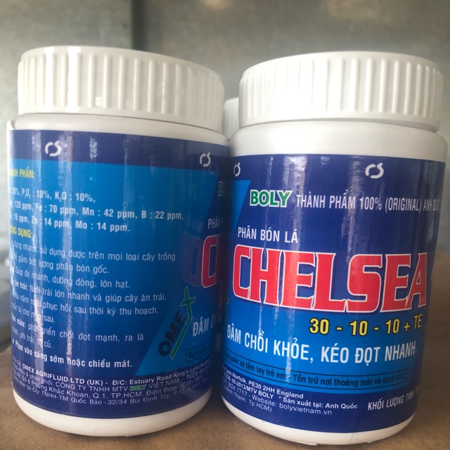 PHÂN BÓN LÁ 30-10-10+ TE CHELSEA 100gr