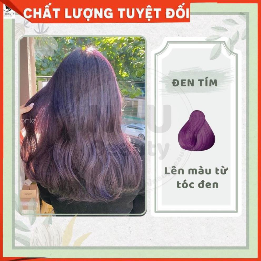 Thuốc nhuộm tóc Đen tím kèm bộ dụng cụ nhuộm tóc