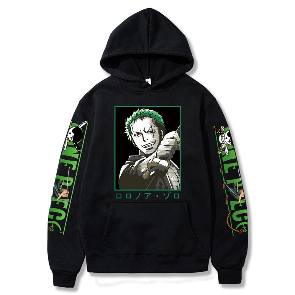 💥GIÁ TỐT✨ Áo hoodie Roronoa Zoro One Piece dài tay đẹp sP yêu thích 🧡