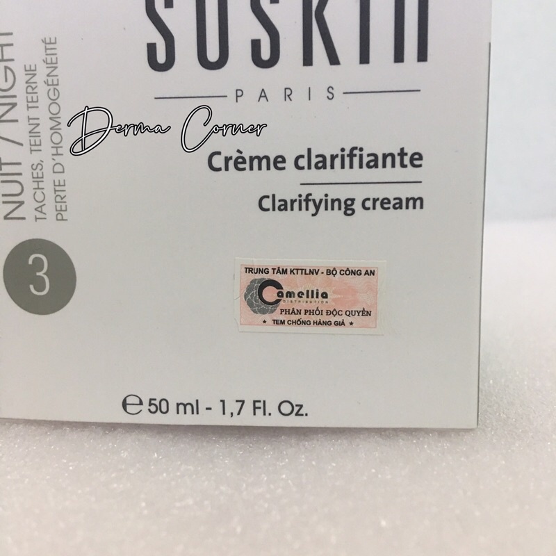 [Mã 44FMCGSALE1 giảm 10% đơn 250K] KEM DƯỠNG TRẮNG DA SOSKIN CLARIFYING CREAM