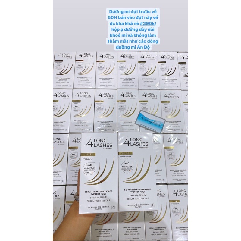 Dưỡng mi 4LongLashes dưỡng mi 4 long lashes long4lashes