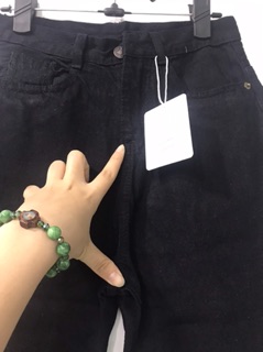 Quần Baggy JEANS ĐEN TRƠN
