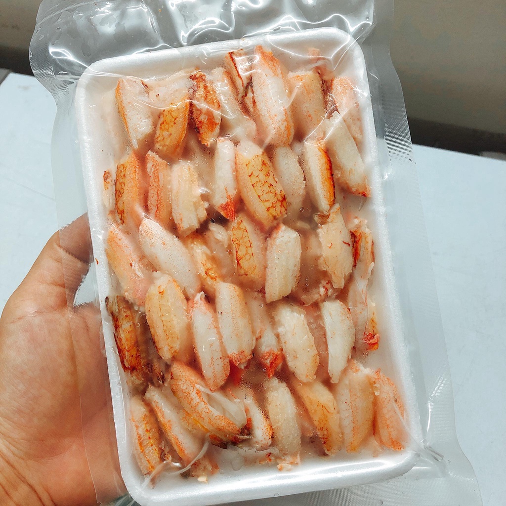 Thịt càng ghẹ bóc sẵn tươi ngon loại 1 khay 250g