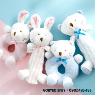 Sét 2 xúc xắc cầm tay gấu thỏ Hàn Quốc Goryeo Baby