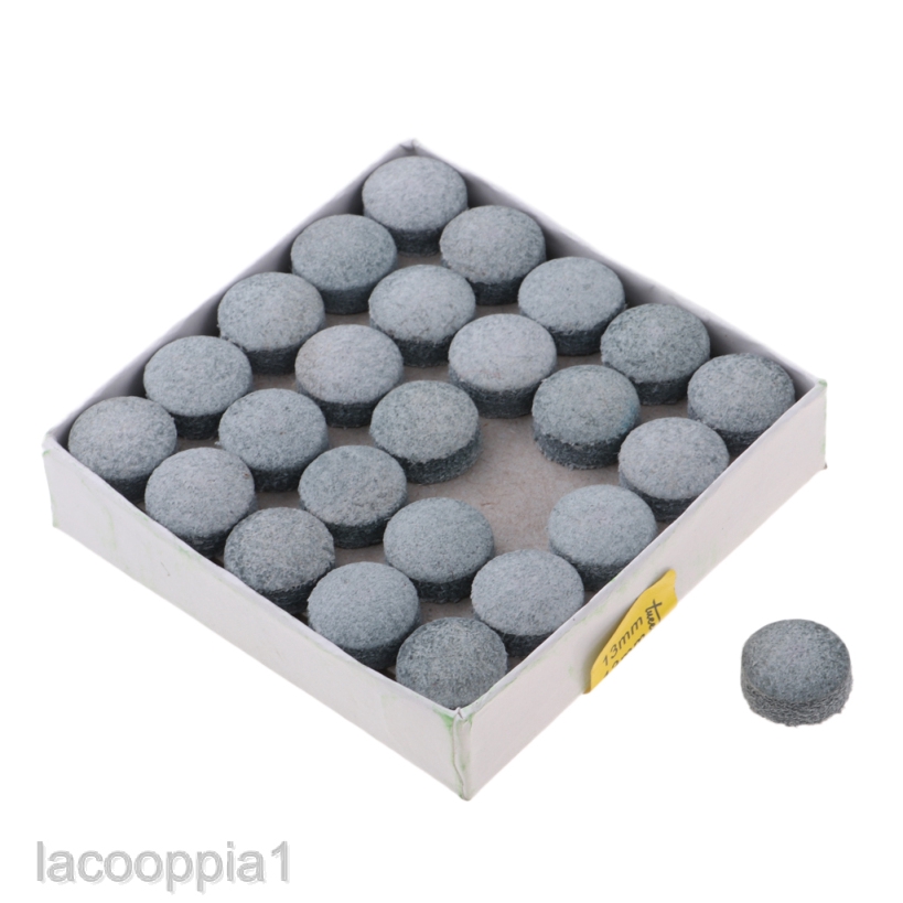 [Lacooppia1] Hộp 50 Đầu Cơ Bida Da Thay Thế 13mm