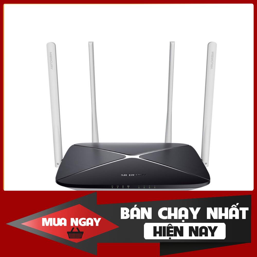 Bộ phát sóng Wifi Mercusys AC12 băng tần kép chuẩn AC1200- Chính hãng