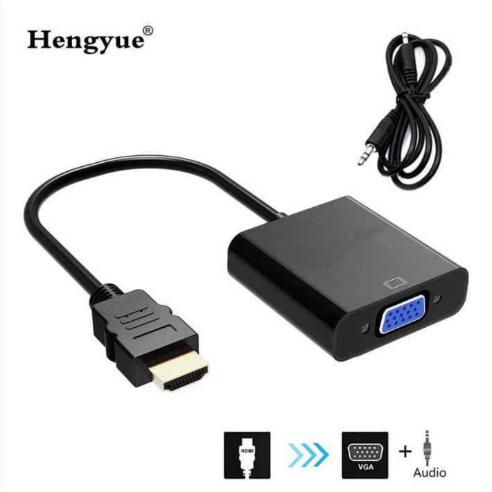 Cáp chuyển HDMI ra VGA (có audio)