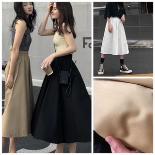 Chân Váy Xoè Tiểu Thư Đáng Yêu Kaki 3 Màu Siêu Xinh