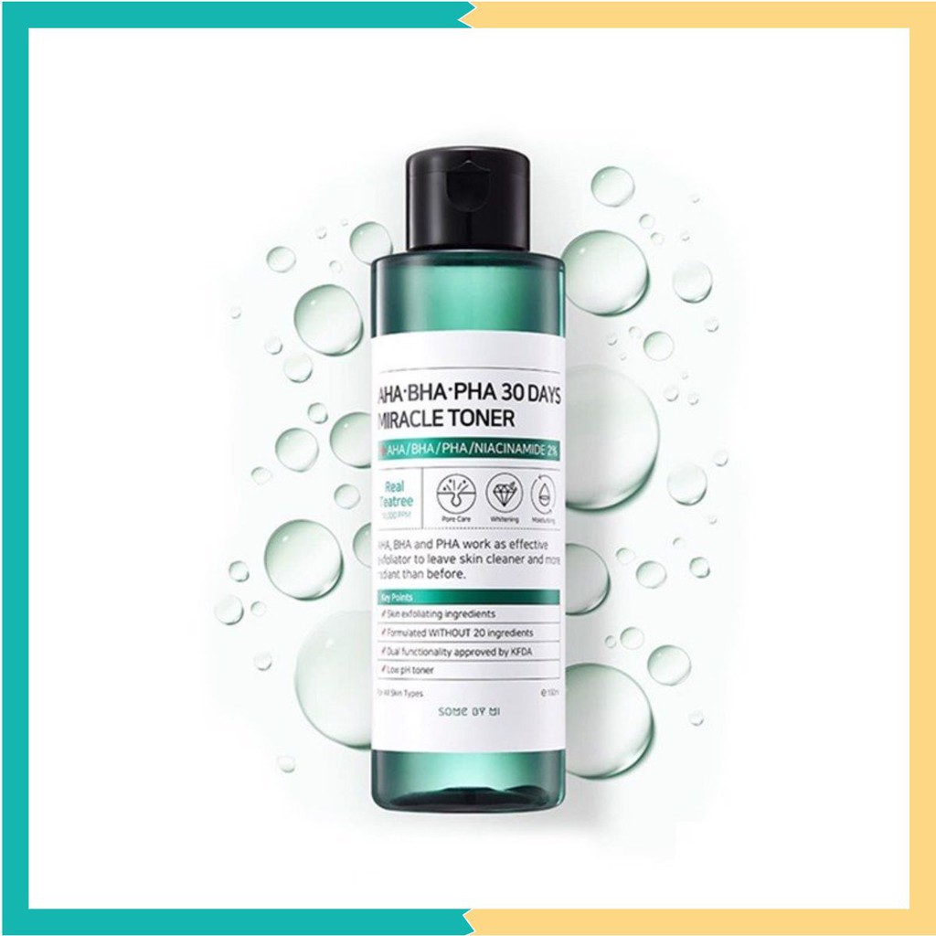 Toner Dưỡng Ẩm Làm Sạch Some By Mi AHA BHA PHA 30 Days Miracle Toner spalamdepda