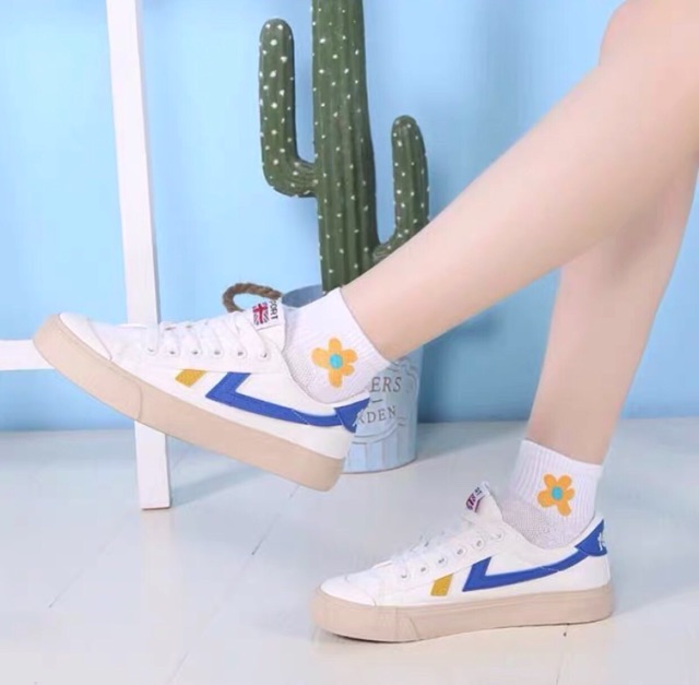 Vớ / tất hình hoa 5 cánh sắc màu ullzang HOT TREND