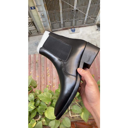 [Mã 2712FASHIONSALE giảm 12% đơn 99K] ( Chun thẳng ) Giày Bốt Nam, 4cm Heels Chelsea Boots Da Bò Classic | BigBuy360 - bigbuy360.vn