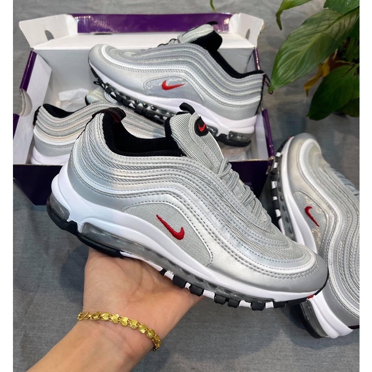 🔥 ẢNH THẬT 🔥 Giày Air Max 97 Bạc