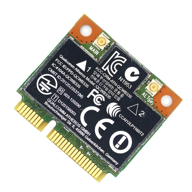 Card Wifi Ar9565 Wifi Card Qcwb335 Mini Pcie Bluetooth 4.0 For Xp Win7 / 8 Linux