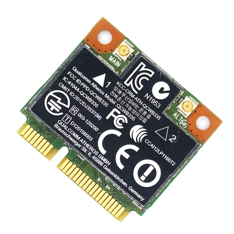 Card Wifi Ar9565 Qcwb335 Mini Pcie Bluetooth 4.0 Cho Xp Win7 / 8 Linux