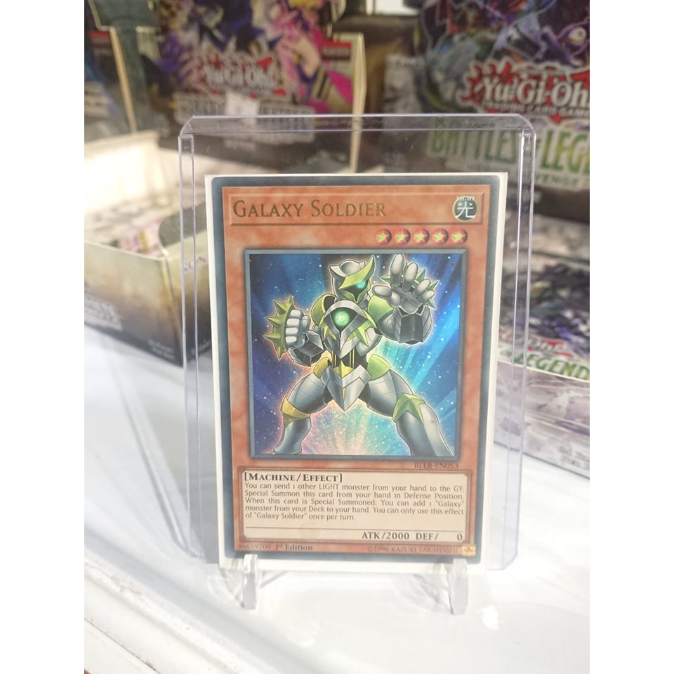 Lá bài thẻ bài Yugioh Galaxy Soldier – Ultra Rare - Tặng bọc bài nhựa bảo quản