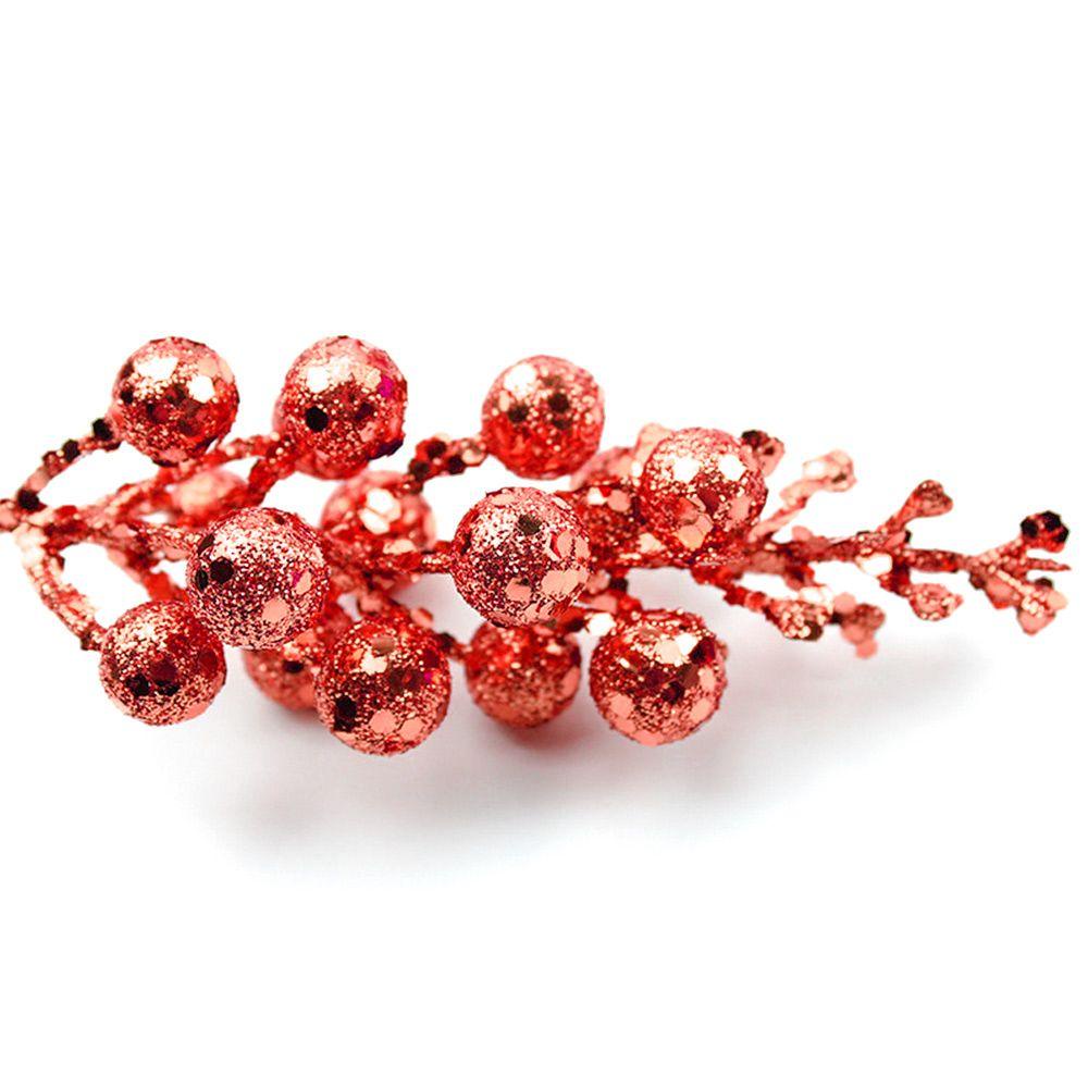 Set 24 / 10 Nhánh Quả Mọng Nhân Tạo Trang Trí Tiệc Cưới / Giáng Sinh DIY