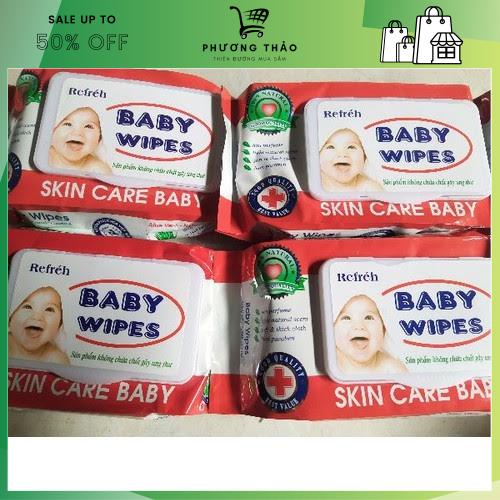 Hộp Khăn giấy ướt Baby wipes 80gr siêu rẻ giá tốt