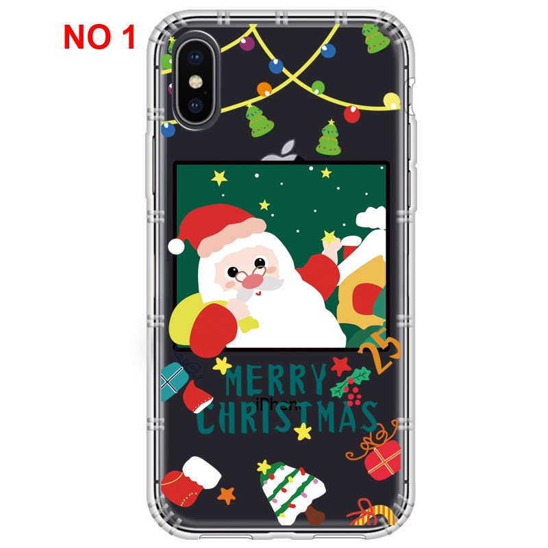 Cute Cartoon Santa Claus IPhonene 12 mini pro Max X X X X X X PROAX 6 6s 7 8 Plus Fashion Thiết kế Silicone ShockName