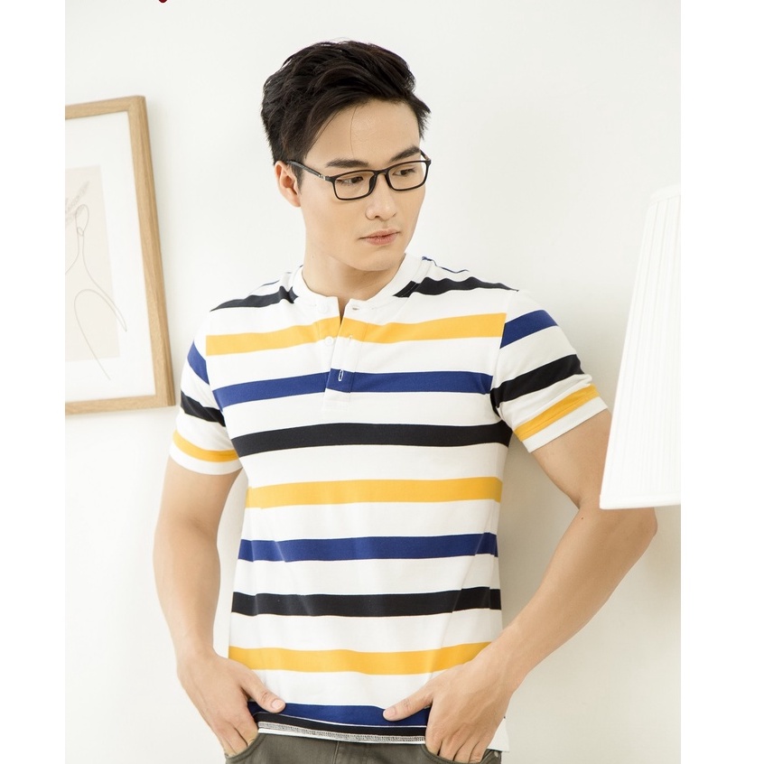 Áo Polo Nam Genviet Kẻ Cộc Tay D5324T1850