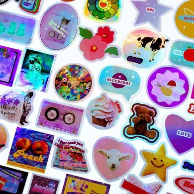 <Video Review> Set 24 Sticker Hình Dán Họa Tiết Retro Cá Tính Trang Trí Sổ Tay Nhật Ký Điện Thoại M005