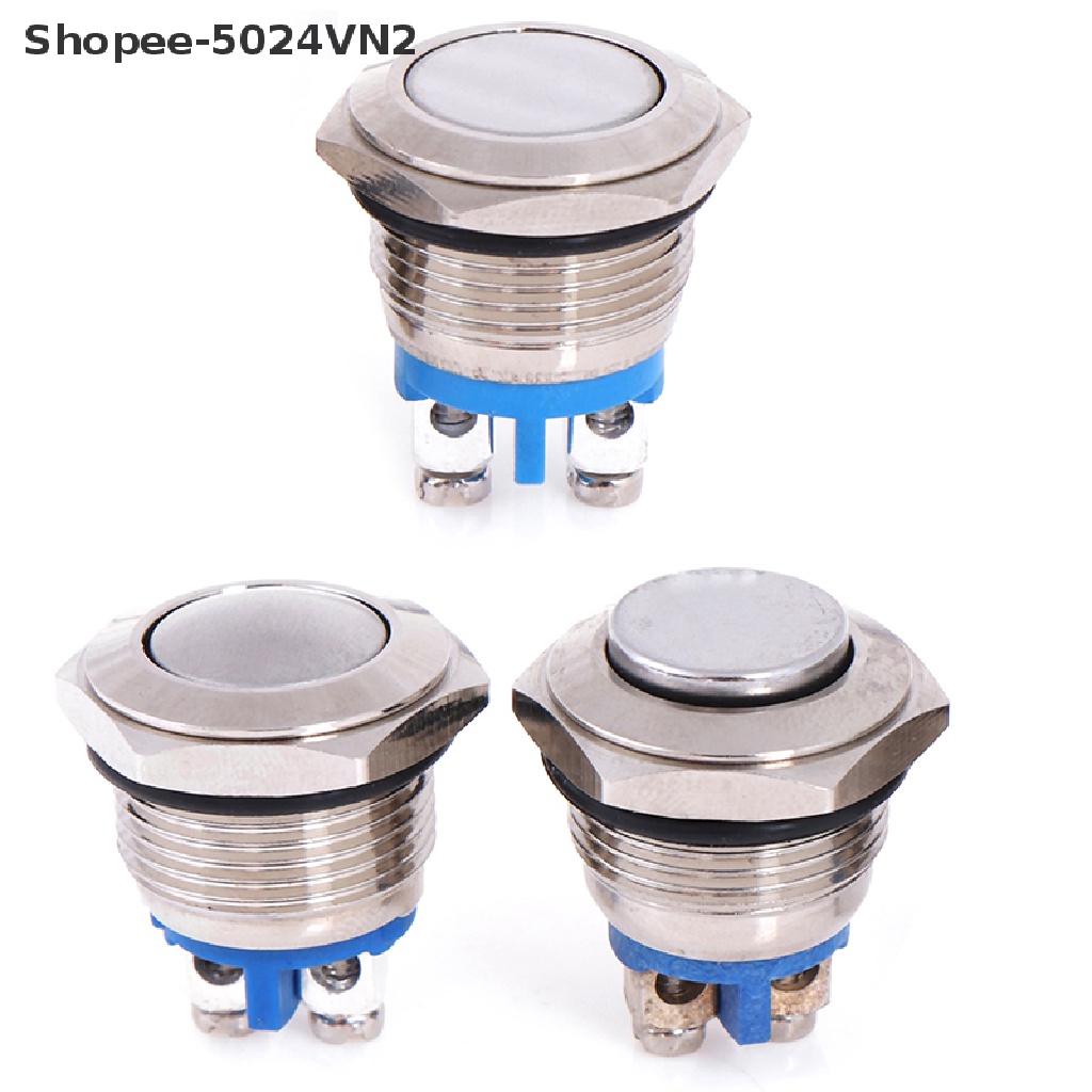 Công Tắc Nút Nhấn Kim Loại 16mm Tự Điều Chỉnh Không Cần Đóng Lại