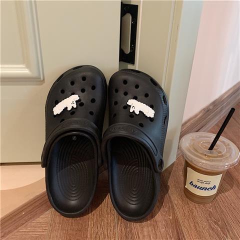 Dép Crocs Hai Quai Hình Thỏ Dễ Thương Có 6 Màu Size 36-41 Cho Nữ