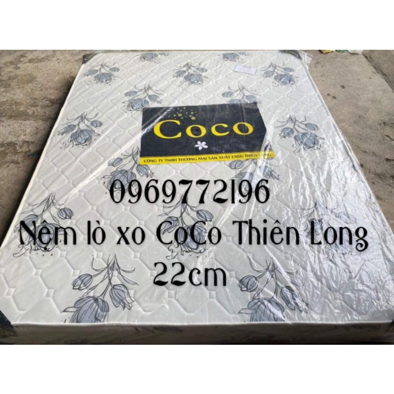 Nệm lò xo COCO full size dày 20cm bọc 2 lớp bông - bảo hành 5 năm ( Tên Mới của nệm Richstar )