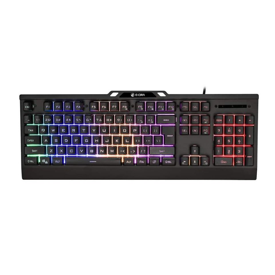 Bàn phím Gaming Edra EK701 - Chống nước - Led RGB - Màu đen - BH 24 tháng