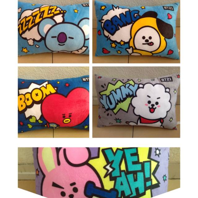 Gối Ôm Hình Nhân Vật Bt21 Bts Đáng Yêu