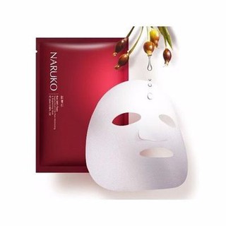 Naruko Ý Dĩ Nhân Đỏ - Hộp 10 Miếng Mặt Nạ Se Khít Lỗ Chân Lông RJT Pore Minimizing And Brightening Mask (25ml / Miếng)