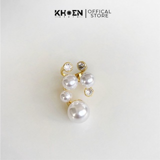 Nhẫn thời trang Hạt ngọc to Vàng  Hợp kim