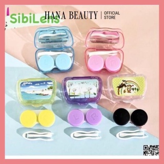 Freeship Lens Khay gương mini đựng