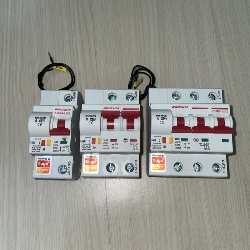 Aptomat CB Thông Minh Wifi Tuya 2P-3P 25A-40A-63A-80A Bật Tắt Từ Xa Qua App SmartLife Điện Thoại