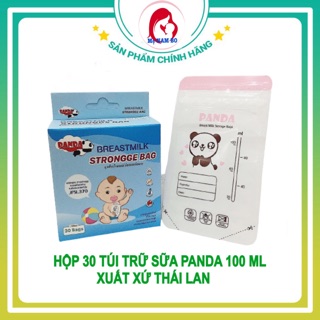 Hộp 30 Túi Trữ Sữa PANDA 100ml Thái Lan❣️HÀNG CÔNG TY, KHÔNG BPA AN TOÀN CHO BÉ