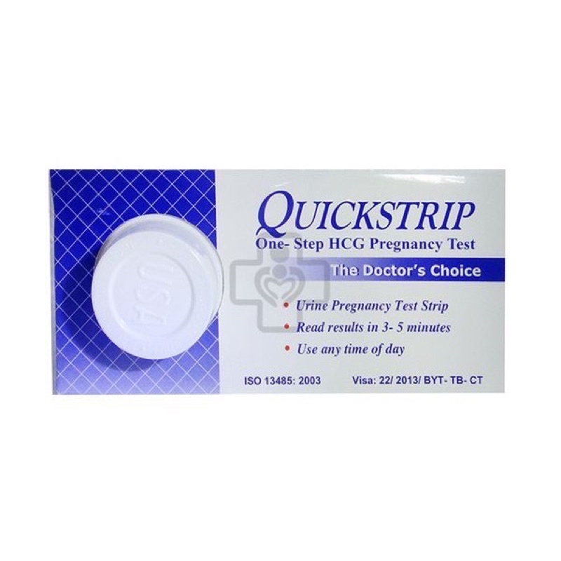 Que thử thai siêu nhanh chính xác QUICKSTRIP - Che tên khi giao hàng.