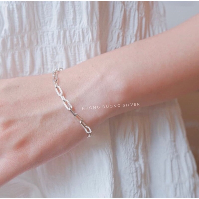 Lắc xích bạc 925 cao cấp, trẻ trung, dễ thương (bảo hành trọn đời)