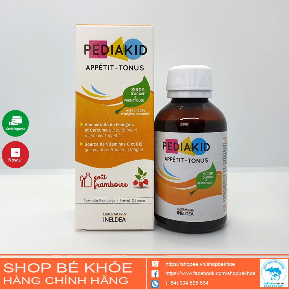 ☂Pediakid - 22 vitamin / Appetit tonus Sommeil Sắt Fe + B Immuno Fort