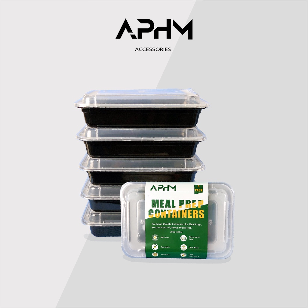 Hộp Meal-Prep 1 ngăn- 2 ngăn đựng thức ăn cho Gymer APHM